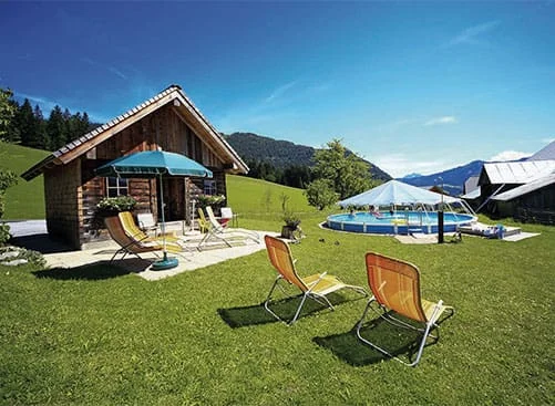 Schwimmbad - Landhaus Oberlehen, Ferienwohnungen in Abtenau