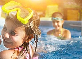 Schwimmbad - Landhaus Oberlehen, Ferienwohnungen in Abtenau